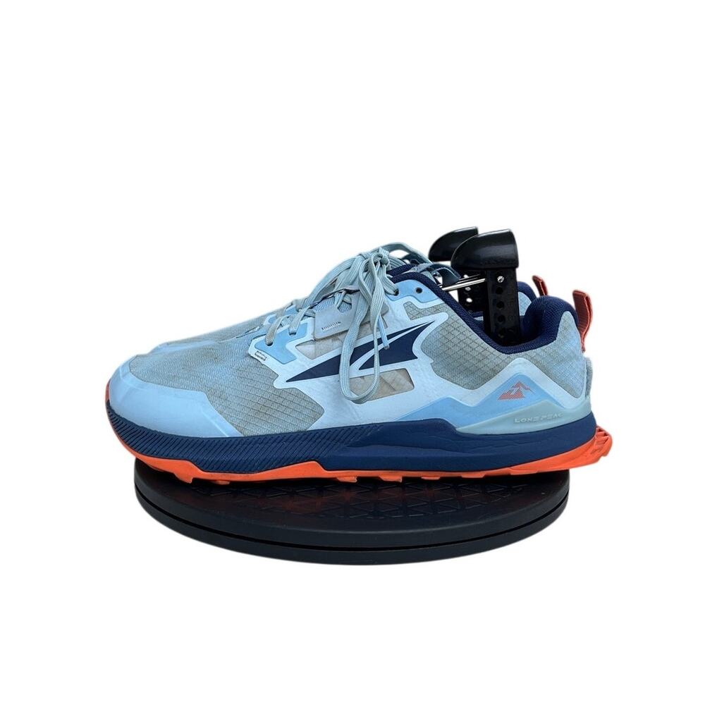 Altra Lone Peak 7 Trail Running Shoes Blue Orange Women's Size 9 AL0A7R7G480
